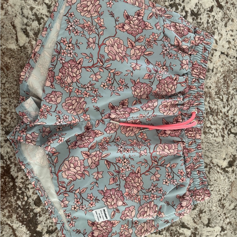 Floral Women's Shorts in Pink and Blue